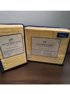 New Southern Tide Full size 6pc sheet set Yellow